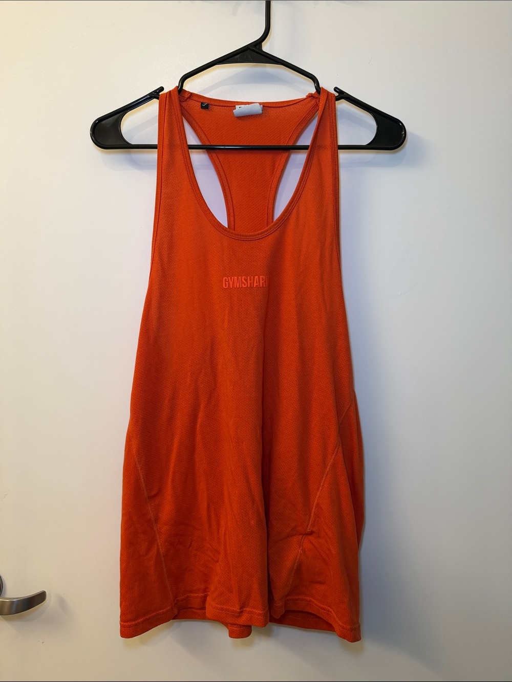 Gymshark Orange Racerback Training Tank
